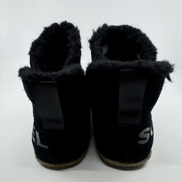 Sorel Nakiska Faux Fur Lined Bootie Boot Black Womens Size US 8.5 EU 39.5 UK 6.5 - Picture 5 of 9